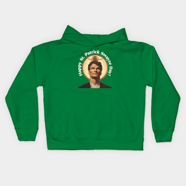 Saint Patrick Swayze Day Kids Hoodie by Nordur Designs